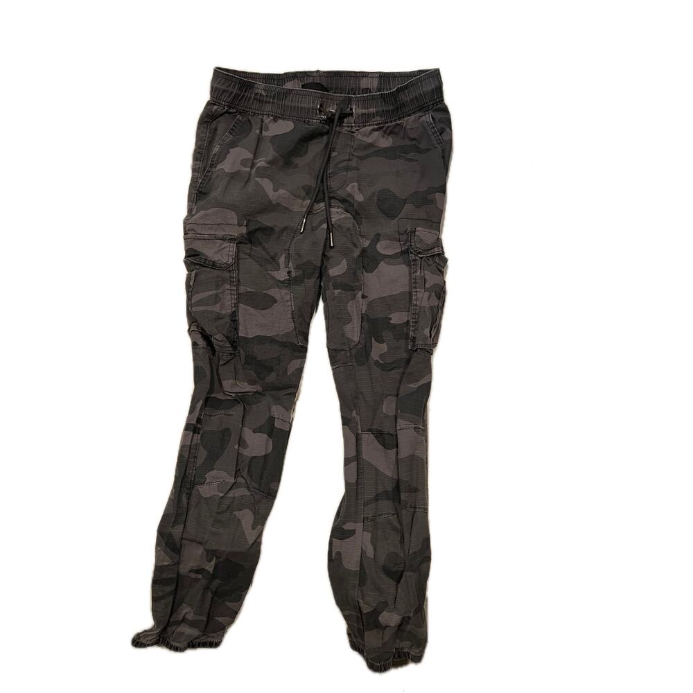 CSG Gray Green Camo Cargo Joggers Mens Med